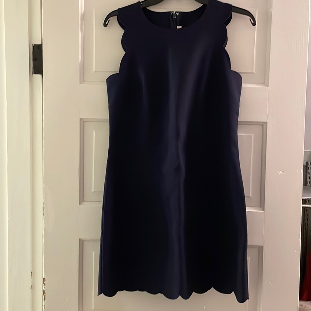 Sleeveless Navy Dress